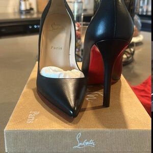 Christian Louboutin Black and Red Heels